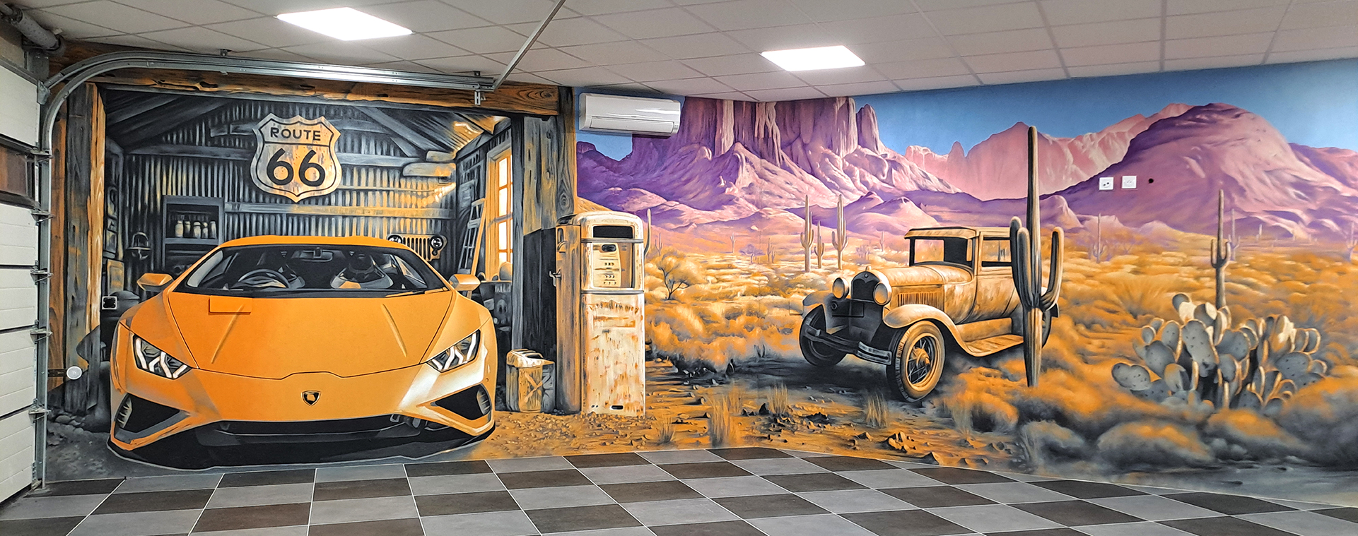 Fresque murale Dave Baranes — Vaudoy